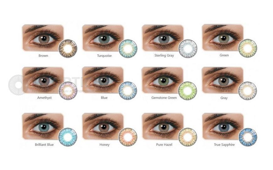 Цветные линзы FreshLook Colorblends без диоптрий (уп-2 шт) 1106 фото