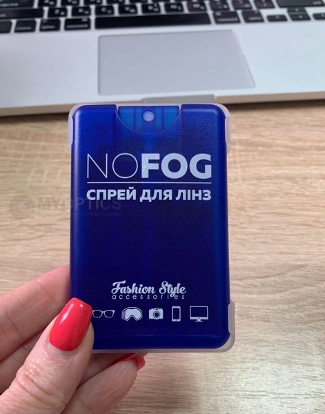 Комплект NOFOG спрей 20мл + серветка мікрофібра - від запотівання окулярів, масок, шоломів 1363 фото