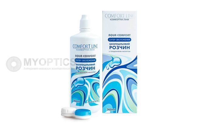 Комплект Aqua Comfort 360 мл + Зволожуючи краплі Aqua Comfort 15 мл 10025 фото