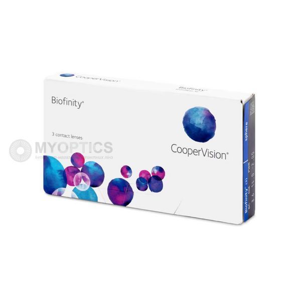 Комплект 2уп - 6 лінз | Контактні лінзи Cooper Vision Biofinity | Лінзи контактні Біофініті Купер Віжн K_35589 фото
