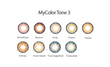 MyColor Comfort Line Tone3 - 2 линзы в уп | Цветные контактные линзы My Color 9903 фото