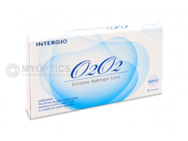 Акція 3+1 | Контактні лінзи O2O2 Interojo | Лінзи контактні Interojo O2O2 | Лінзи Інтероджо O2O2 1284_A фото