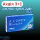 Акція 3+1| Alcon Air Optix Plus HydraGlyde 1уп (3шт) | Щоміcячні Контактні лінзи|  56499 фото 1