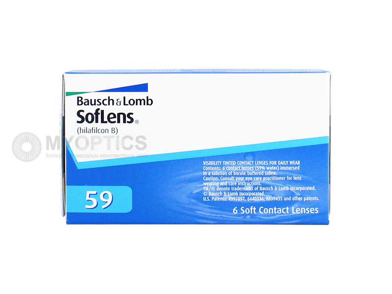 SofLens 59 Bausch & Lomb (6 шт-уп) | Контактні лінзи на місяць | SofLens Comfort 59 |  1044 фото
