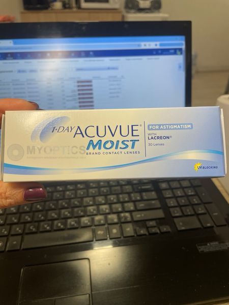 1-Day Acuvue Moist for Astigmatism 30 линз | Однодневные контактные линзы для астигматизма 9996 фото