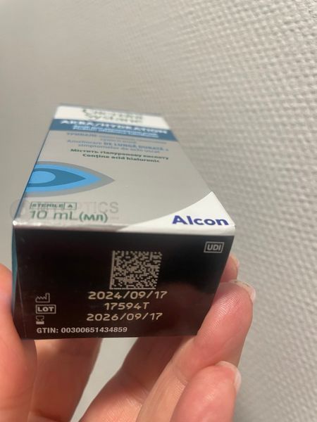 Термін 09.2026 | Alcon Systane Aqua (Систейн Аква) 10 мл | Зволожуючі краплі для очей | Краплі з гіалуроновою кислотою 1202_A фото