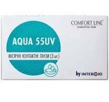 Контактні лінзи Aqua 55 - 1уп (3шт) , Лінза контактна Aqua 55 Comfort Line by Interojo 1369 фото
