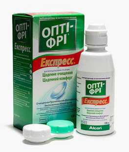 Раствор для линз Alcon Opti-Free Express 120 мл, Раствор для контактных линз Опти Фри Экспресс 1162 фото