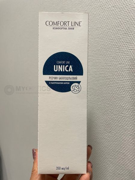 Комплект Розчин для лінз Unica 350 мл + Краплі 15 мл |  9923 фото